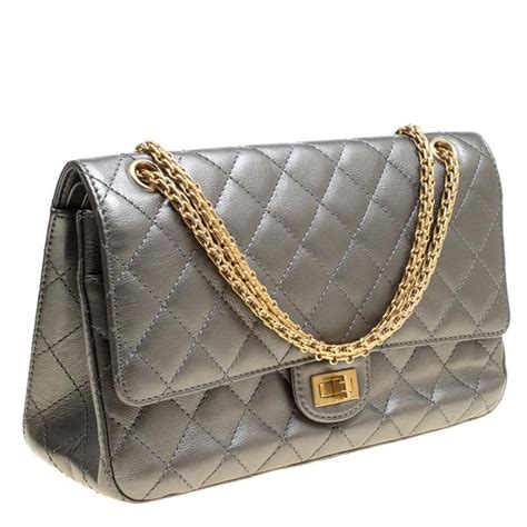 chanel 2.55 media|Chanel quilted reissue shoulder bag.